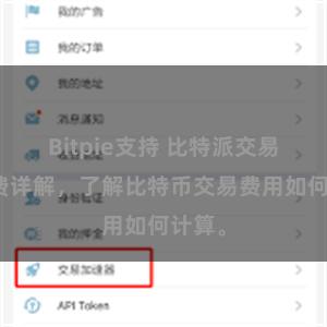 Bitpie支持 比特派交易手续费详解，了解比特币交易费用如何计算。