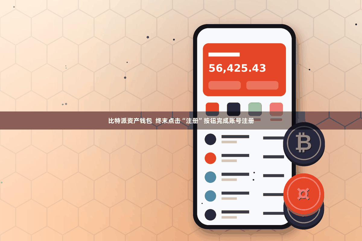 比特派资产钱包  终末点击“注册”按钮完成账号注册